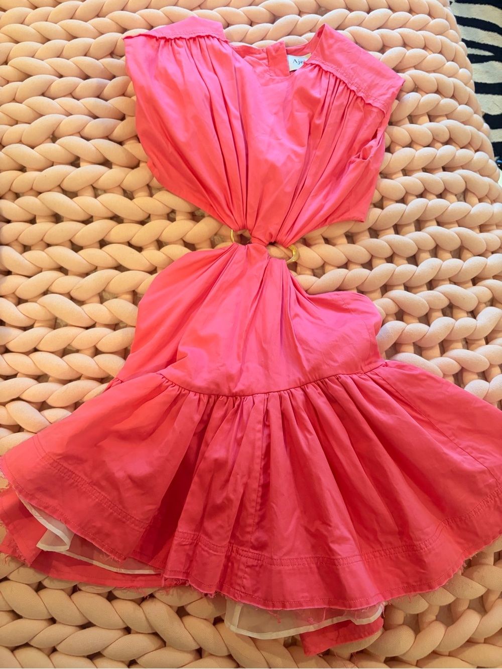 Aje solstice ring Pink Cutout Ring Waist Dress - Picture 3 of 7